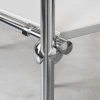 Zaślepka płaska do drążka Ø25 chrom zestaw 2szt AC507-A-2-CHR 