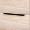 Uchwyt meblowy krawędziowy25cm czarny AU628-0-224-CZA