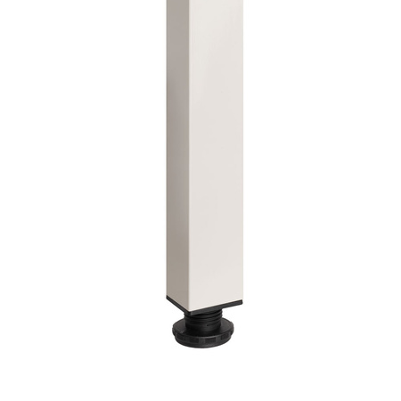 Noga meblowa stołowa kwadratowa 50x50 82cm górne mocowanie biała AC282-L-820-BIA