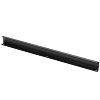 Uchwyt meblowy krawędziowy 59,6cm czarny AU628-0-576-CZA