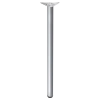 Noga meblowa 110cm stalowa regulowana odlew górne mocowanie kolor aluminium okrągła AC282-F-1100-ALU