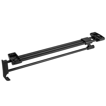Wieszak wysuwany 35cm na ubrania do szafy czarny AC221-F-CZA