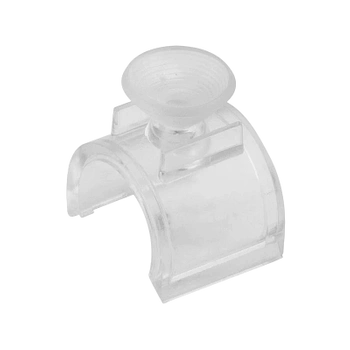 Podstawka z przyssawką  na drążek Ø25 bezbarwna TR538-A-BZB