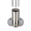 Mocowanie słupka balustrady Ø42.4 H=70 stal nierdzewna Prevent  PR746-0-INX