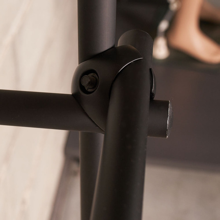 Złącze trzykierunkowe prawe Ø25 czarne TR502-P-CZA