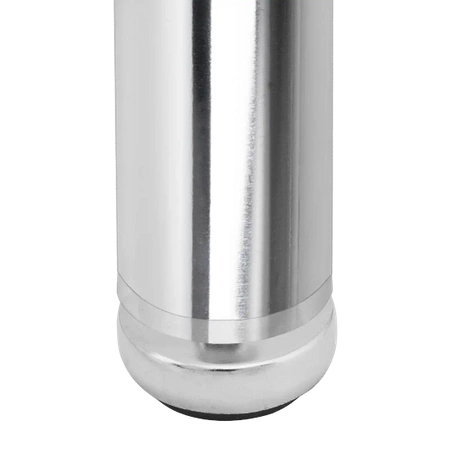 Wkładka z gwintem M-8 (metal)  do drążka Ø25 chrom do montażu stopek, kółek i półek  AC511-F-CHR