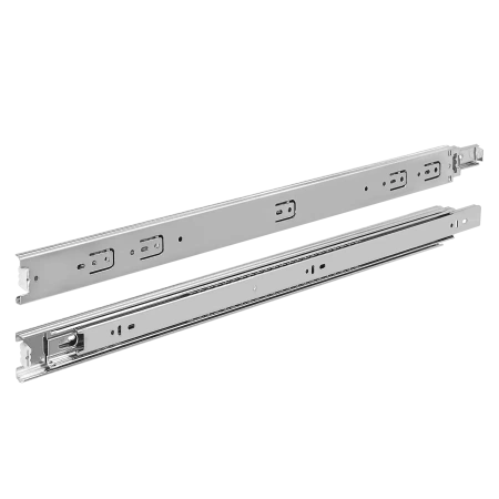 Prowadnica kulkowa łożyskowa pełny wysuw 650mm, H=45mm, ocynk