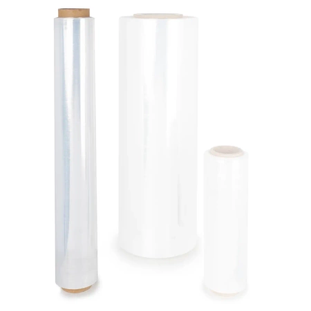Folia Stretch rozciągliwość 150% grub.23mik 50cm, 1,2kg/1,5kg transparentna FS-50-TRA