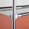 Złącze dwuramienne narożne Ø25 chrom TR579-0-CHR