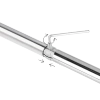 Przedłużka łącznik drążka z kołnierzem Ø16 Tris chrom AC314-0-CHR 