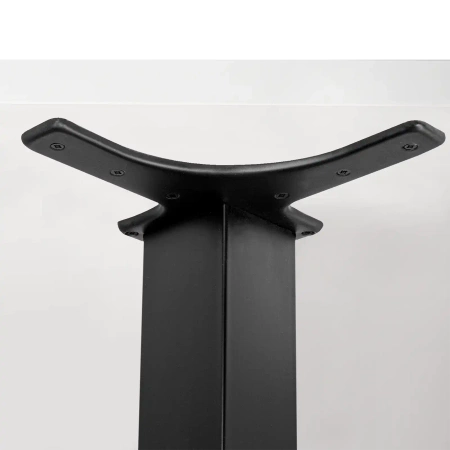 Noga meblowa stołowa kwadratowa 50x50 110cm górne mocowanie czarna AC282-M-1100-CZA