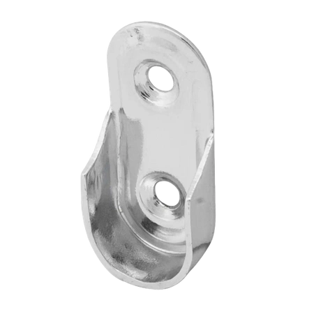 Końcówka boczna do drążka owalnego 30x15 chrom AC903-B-CHR