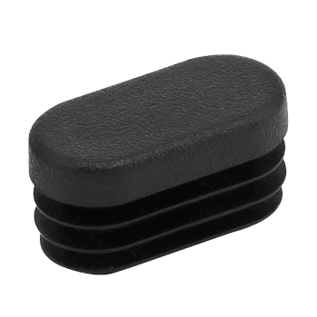 Zaślepka do drążka owalnego 30x15 czarna AC909-B-CZA