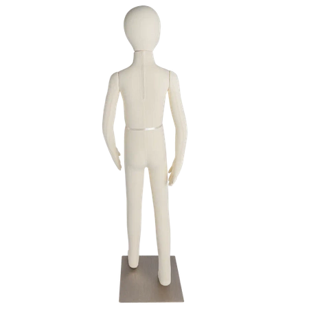 Manekin dziecięcy (8-lat) pełna sylwetka elastyczny 120cm ECRU WT218-CIE