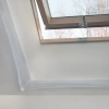Moskitiera okienna na rzep na okno dachowe BASIC 120x140cm biała MS0RZ-120-140-DAC