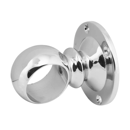 Uchwyt dystansowy krótki Ø25 przelotowy chrom AC992-0-CHR