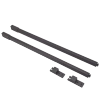 Reling z mocowaniem, L=350, antracytowy SB201-0-350-ATR
