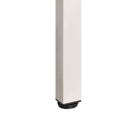 Noga meblowa stołowa kwadratowa 50x50 82cm górne mocowanie biała AC282-L-820-BIA