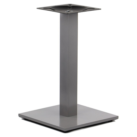 Podstawa stołu SLSH-2011-72-45-ALU kwadrat wysokość 72cm, podstawa 45x45cm kolor aluminium