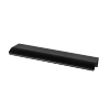 Uchwyt meblowy krawędziowy15cm czarny AU628-0-128-CZA