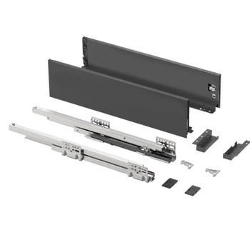 Szuflada SLIM, L=450, H=116, antracytowa 40kg SB116-0-450-ATR