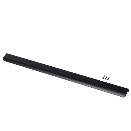 Uchwyt meblowy krawędziowy 59,6cm czarny AU628-0-576-CZA