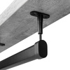 Drążek meblowy owalny 30x15 Gr. 0,7 L-150 czarny AC902-A-150-CZA