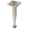 Nóżka meblowa 15cm regulowana stalowa stożkowa satynowa AC270-D-SAT