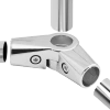 Złącze dwuramienne drążka Ø25 chrom TR561-0-CHR