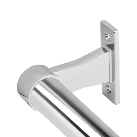 Uchwyt dystansowy końcowy meblowy do drążka Ø25 chrom AC999-0-CHR