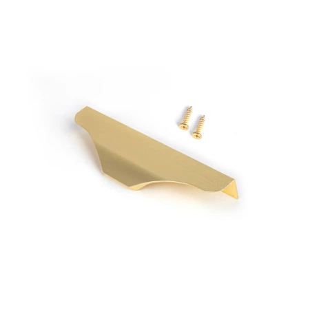 Uchwyt meblowy krawędziowy 15cm złoty AU627-0-128-ZLO