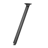 Noga meblowa stołowa składana 71,5cm stalowa czarna okrągła AC262-A-710-CZA