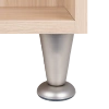 Nóżka meblowa 10cm stalowa stożkowa satynowa AC292-0-SAT