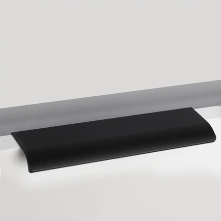 Uchwyt meblowy krawędziowy15cm czarny AU628-0-128-CZA