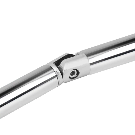 Złącze zawiasowe do drążka Ø25 chrom AC544-0-CHR