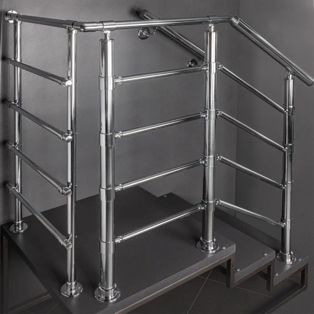 Uchwyt jednostronny mocujący drążek wypełnienia balustrady Ø32 chrom Protect AC974-A-CHR 