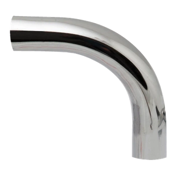 Narożnik półokrągły 90° 9cm x 9cm do drążka Ø16 chrom AC302-R-CHR