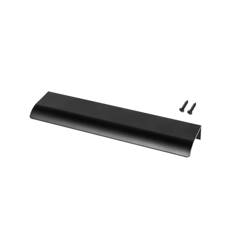Uchwyt meblowy krawędziowy18cm czarny AU628-0-160-CZA