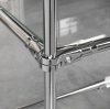 Złącze dwuramienne drążka Ø25 chrom TR561-0-CHR