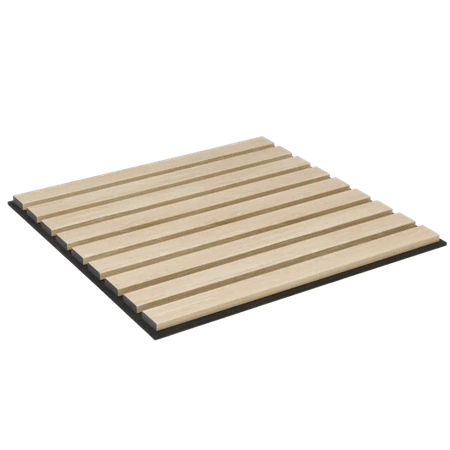 Panele akustyczne dekoracyjne ścienne lamele 50x50cm dąb (4 sztuki) PA002-050-050-DAB