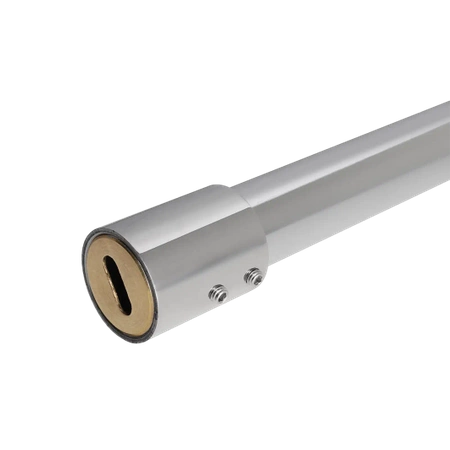 Drążek meblowy okrągły 25mm zestaw z mocowaniami "harfa", L=150 cm, chrom AC500-510-H-150-CHR