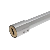 Drążek meblowy okrągły 25mm zestaw z mocowaniami "harfa", L=150 cm, chrom AC500-510-H-150-CHR