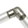 Łącznik przegubowy poręczy balustrady Ø42.4 27x27 stal nierdzewna Prevent  PR732-0-INX