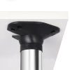 Noga meblowa stołowa składana 71,5cm stalowa chrom okrągła AC262-A-710-CHR