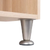 Nóżka meblowa 10cm stalowa stożkowa satynowa AC292-0-SAT