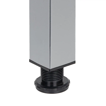 Noga meblowa gruba stołowa kwadratowa 60x60 82cm górne mocowanie aluminium AC282-P-820-ALU