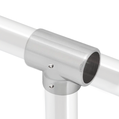 Łącznik trzykierunkowy Ø25 chrom AC983-0-CHR