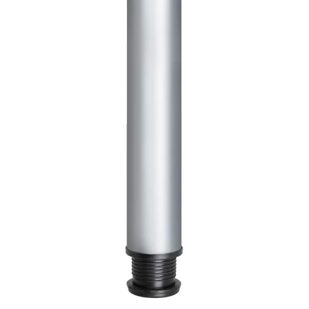 Noga meblowa 110cm stalowa regulowana odlew górne mocowanie kolor aluminium okrągła AC282-F-1100-ALU