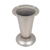 Nóżka meblowa 10cm stalowa stożkowa satynowa AC292-0-SAT