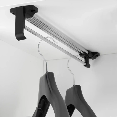 Wieszak wysuwany 45cm na ubrania do szafy chrom AC221-H-CHR